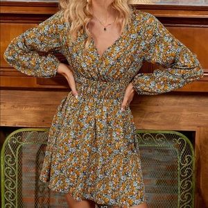 Brand new Shein smocked dress